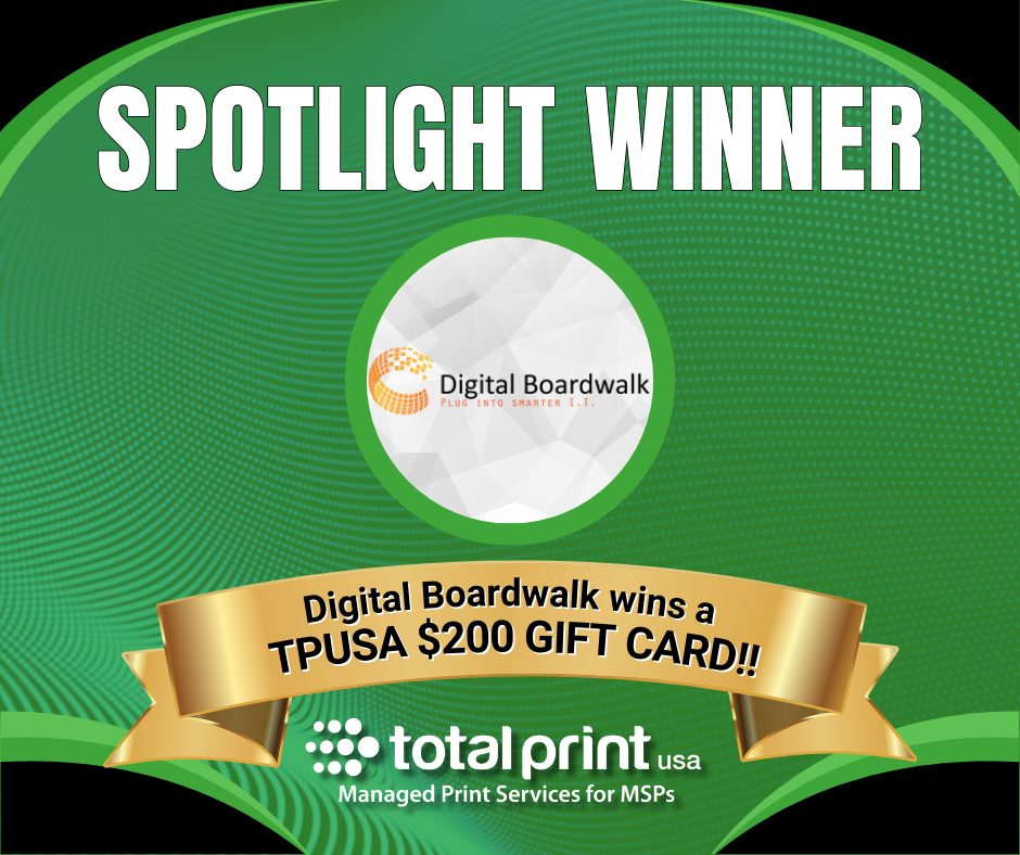Congratulations to Digital Boardwalk - TPUSA Spotlight Winner of the Month